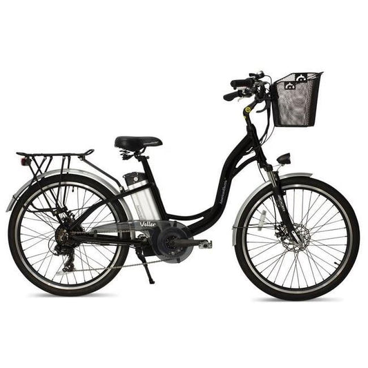 350W Electric Beach Cruiser Electric Bike, Black